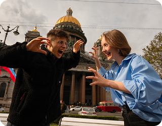 Прогулка выпускников 9–11 класса